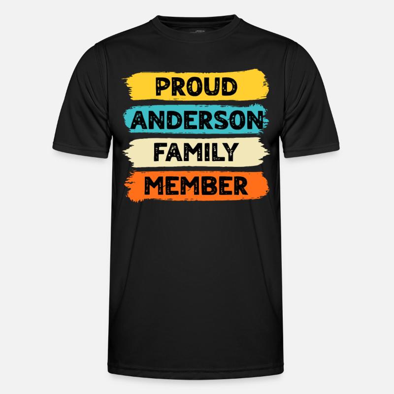 Stolzer Anderson - Männer Funktions-T-Shirt - Schwarz
