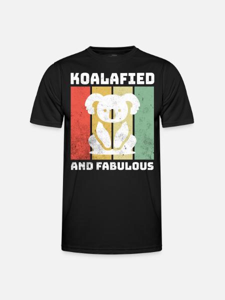 Koala Sayings - Men's Functional T-Shirt - black