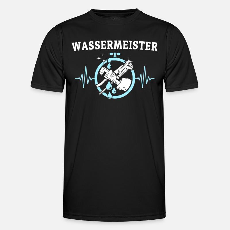 Water master - Men's Functional T-Shirt - black