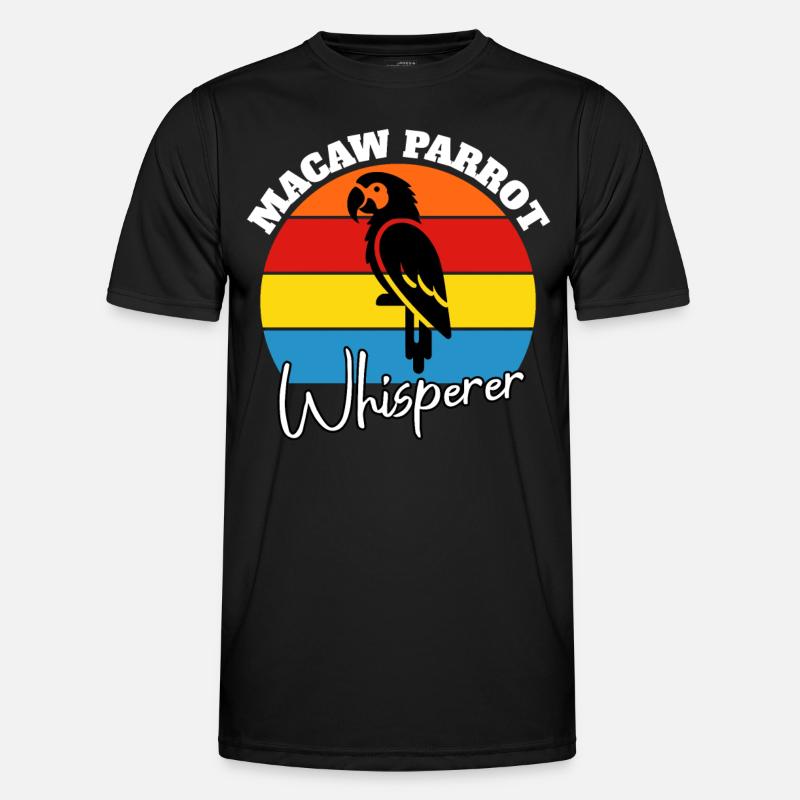 Parrot Whisperer - Men's Functional T-Shirt - black