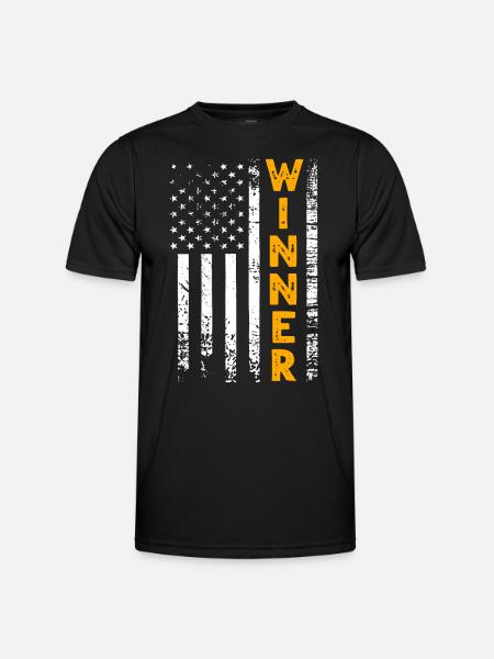 Gewinner Winner - Men's Functional T-Shirt - black