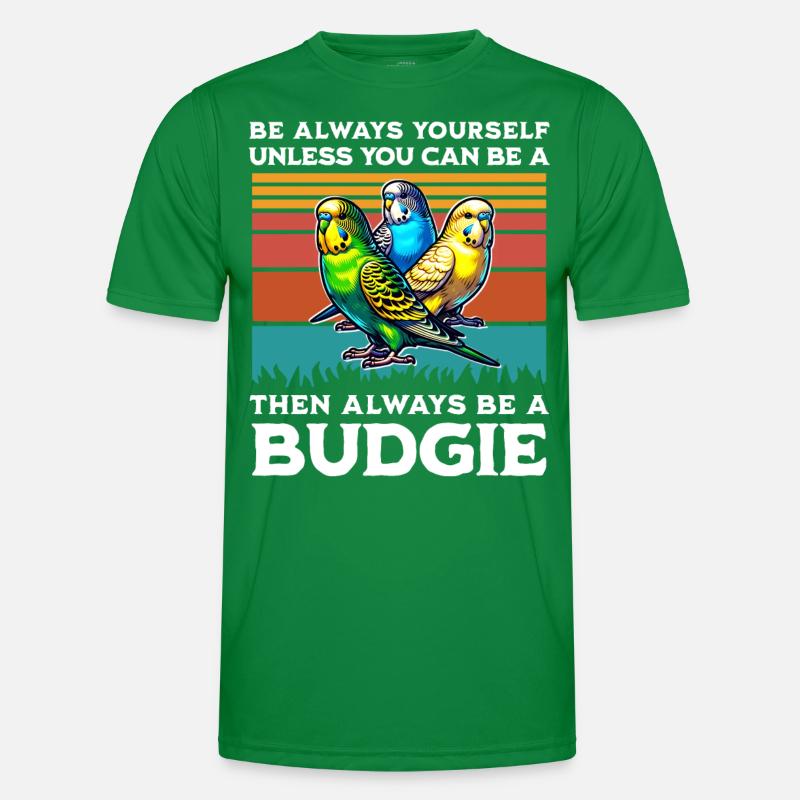 Budgie Saying Men's Functional T-Shirt