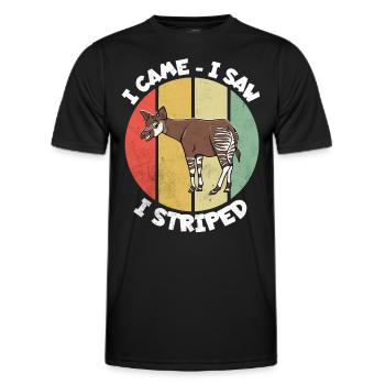 Okapi - T-shirt sport Homme - noir - Devant - AI Model Male 178 dark (178cm)