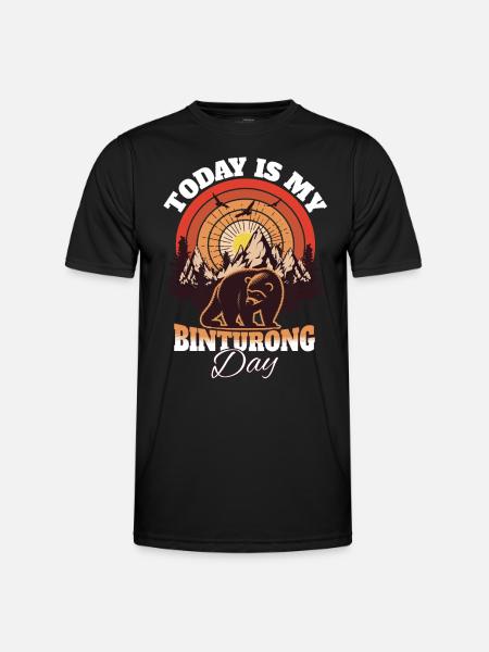 Marderbär Sayings - Men's Functional T-Shirt - black
