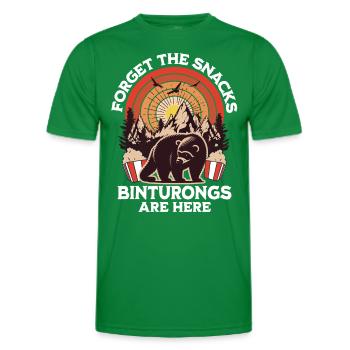 Marderbär Spruch - T-shirt sport Homme - vert - Devant - AI Model Male 178 dark (178cm)