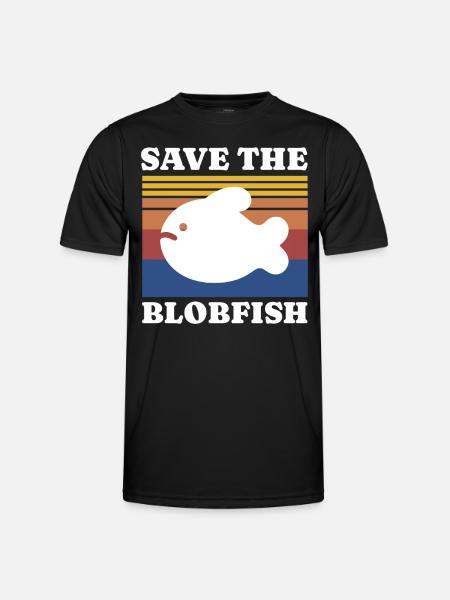 Save Blobfish - Men's Functional T-Shirt - black