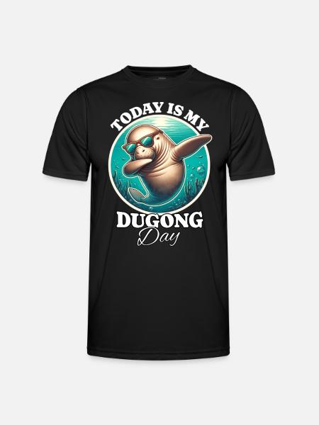 Dugong lamantin - T-shirt sport Homme - noir