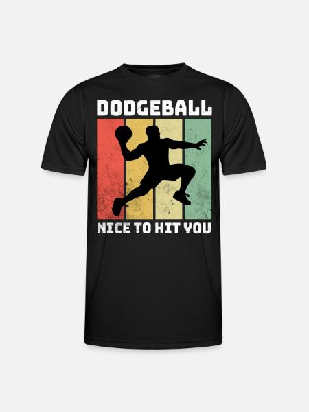 Dodgeball Sayings - Men's Functional T-Shirt - black