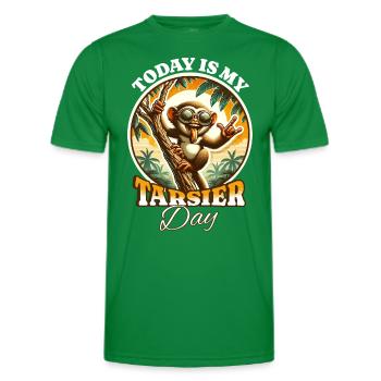Koboldmaki Tarsier - Männer Funktions-T-Shirt - Kelly Green - Vorne - AI Model Male 178 dark (178cm)