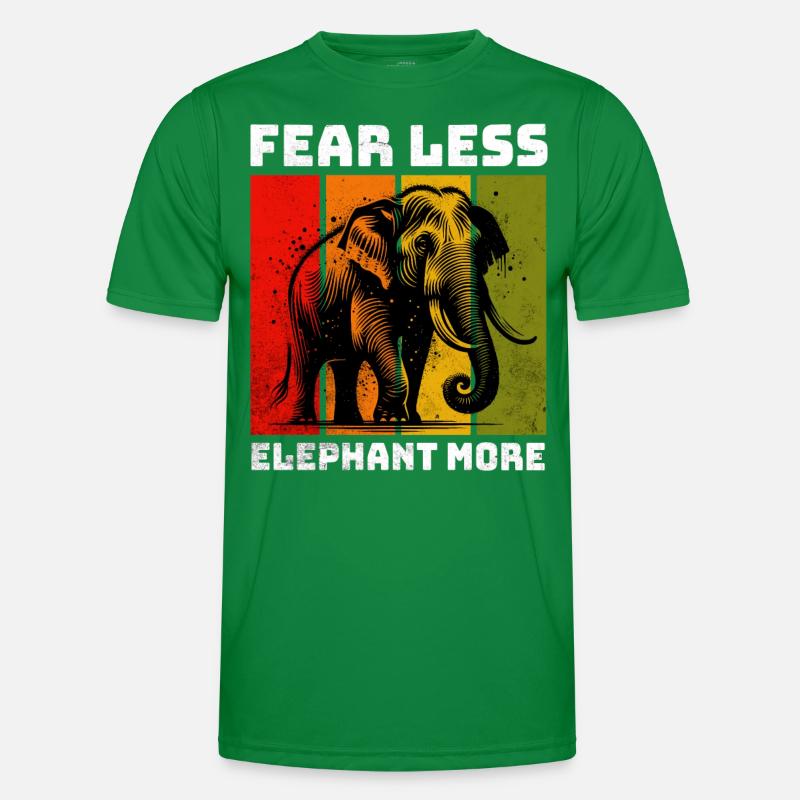 Sumatran Elephant Sumatra Elefant Men's Functional T-Shirt