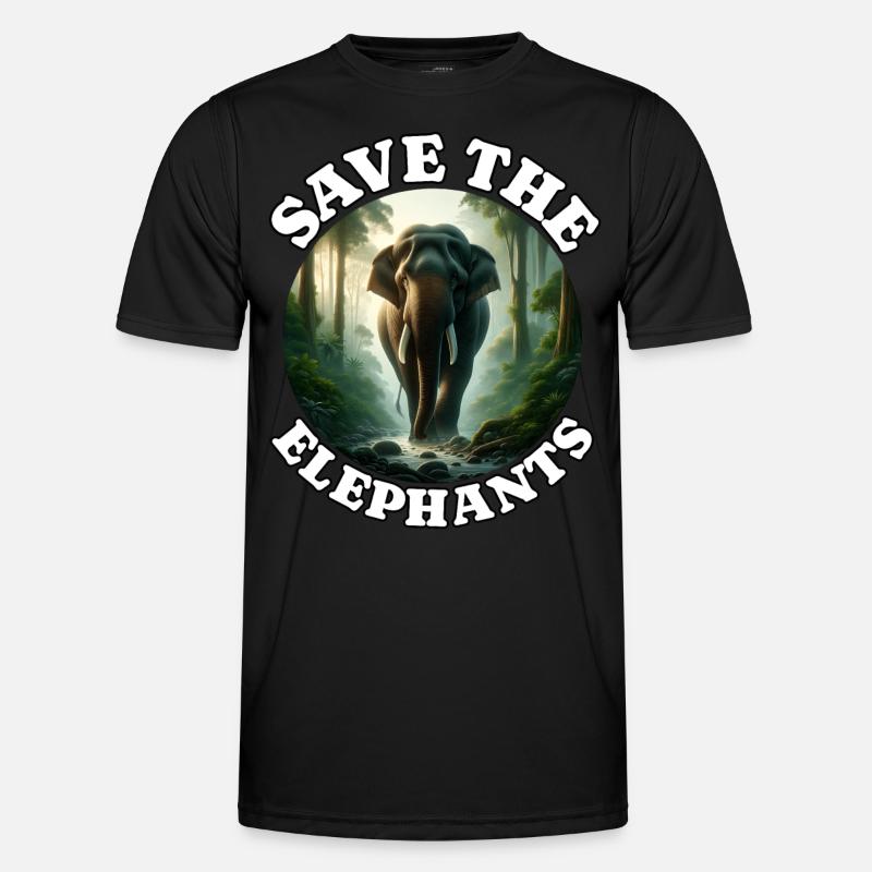 Éléphant de Sumatra T-shirt sport Homme