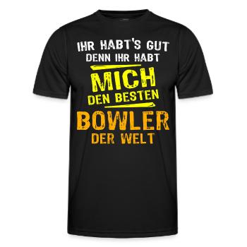 Cadeau melon - T-shirt sport Homme - noir - Devant - AI Model Male 178 dark (178cm)