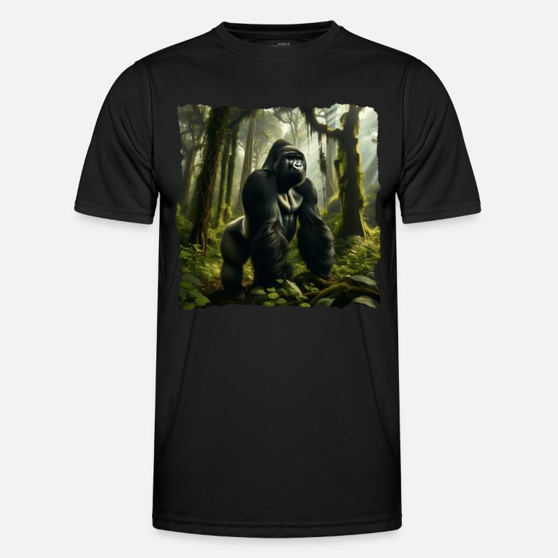 Mountain gorilla - Men's Functional T-Shirt - black
