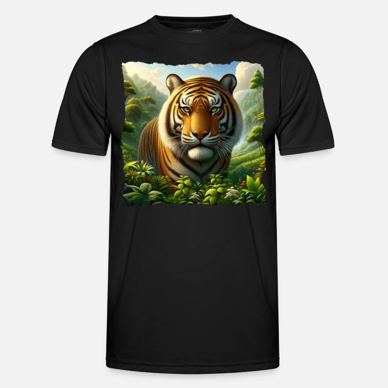 Malaysia Tiger - Men's Functional T-Shirt - black