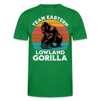 Gray Gorilla Sayings - Men's Functional T-Shirt - kelly green - Front - AI Model Male 178 dark (178cm)