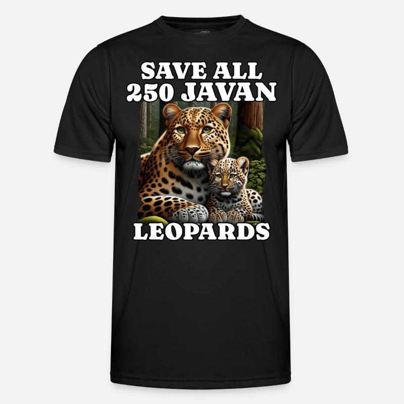 Sauver Java Leopard T-shirt sport Homme