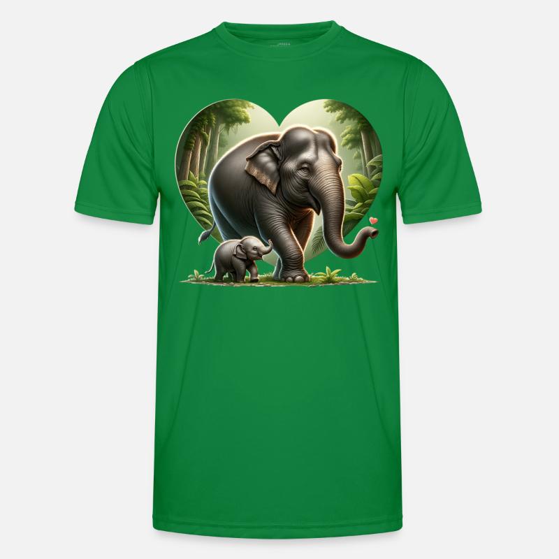 Eléphant nain T-shirt sport Homme