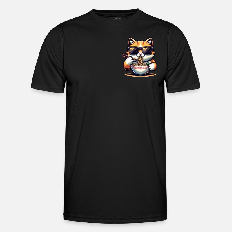 Poche de ramen pour chat T-shirt sport Homme
