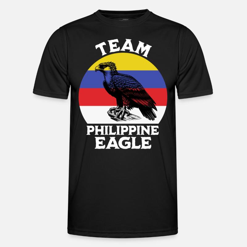 Monkey Eagle Sayings - Men's Functional T-Shirt - black