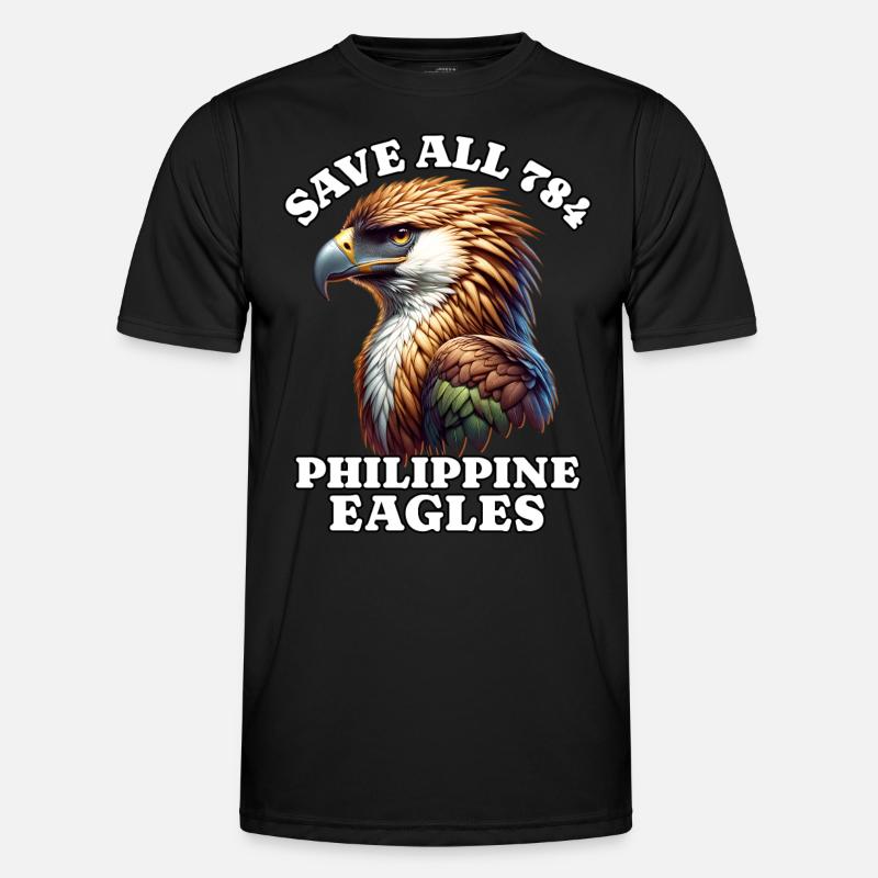 Save Monkey Eagle - Men's Functional T-Shirt - black
