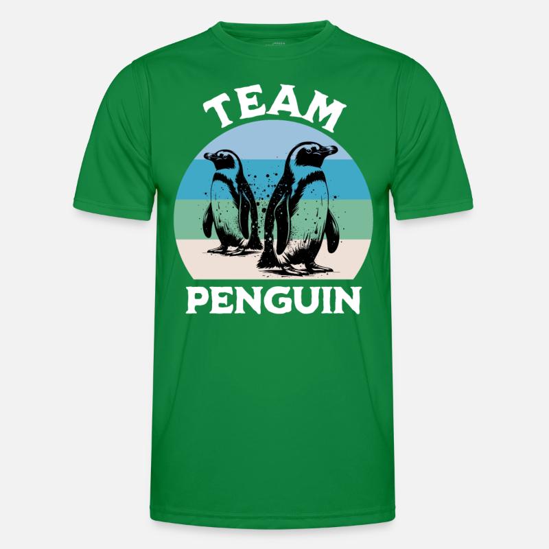 Pinguin Sprüche Männer Funktions-T-Shirt