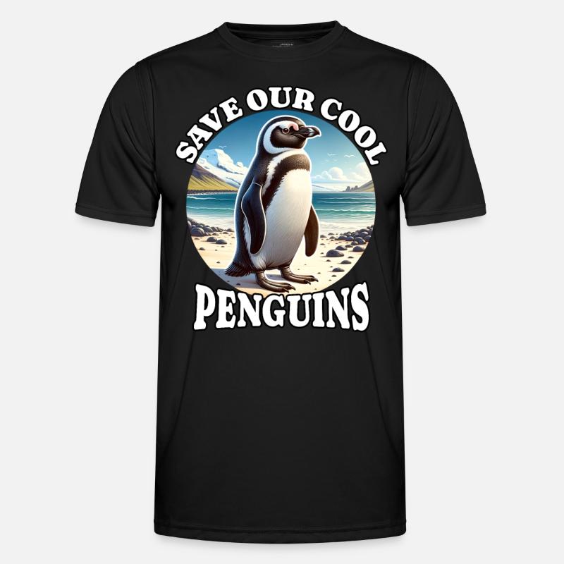 Save Penguin Men's Functional T-Shirt