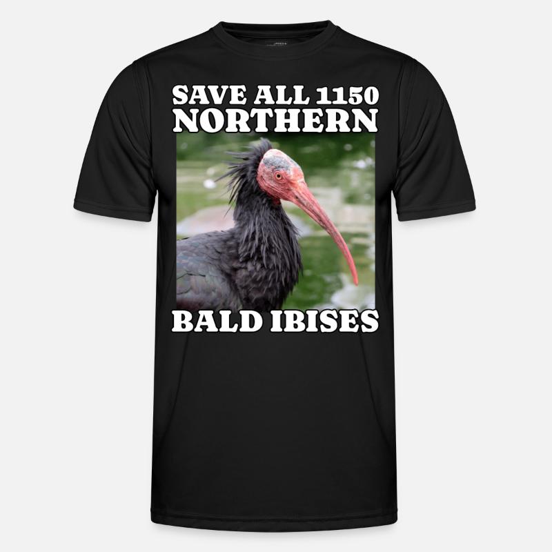 Save Waldrapp Männer Funktions-T-Shirt