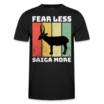 Saiga Antilope Saïga Antilope - T-shirt sport Homme - noir - Devant - AI Model Male 178 dark (178cm)