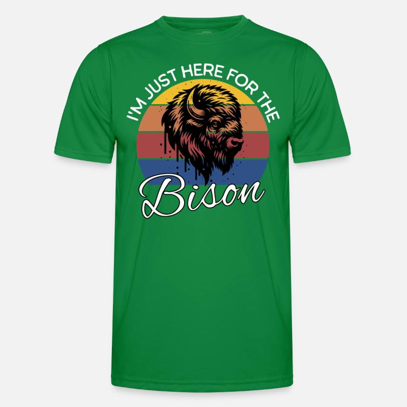 Bison Buffalo T-shirt sport Homme