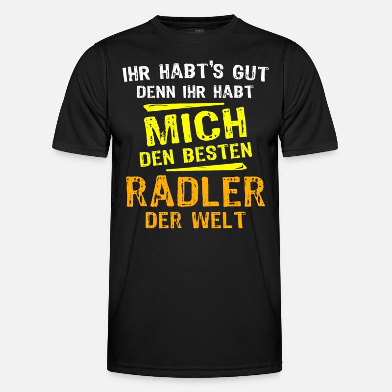 Radler Gift - Men's Functional T-Shirt - black