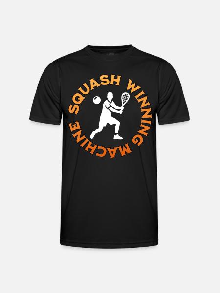 Gagnants du squash - T-shirt sport Homme - noir