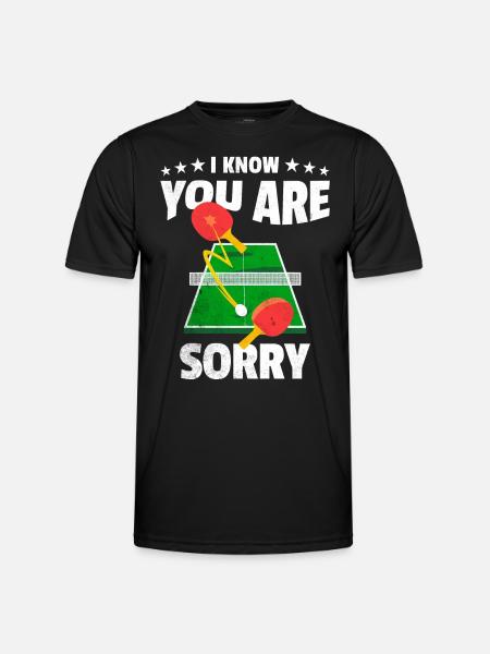 Ping Pong Legend - Men's Functional T-Shirt - black