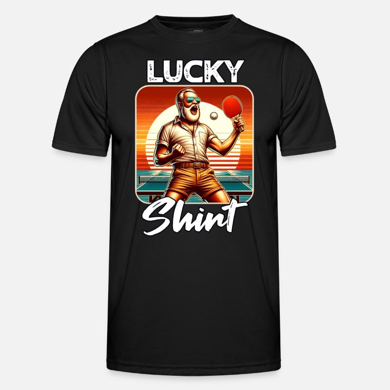 Ping Pong Player Men's Functional T-Shirt