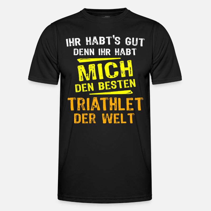 Triathlete Gift Men's Functional T-Shirt