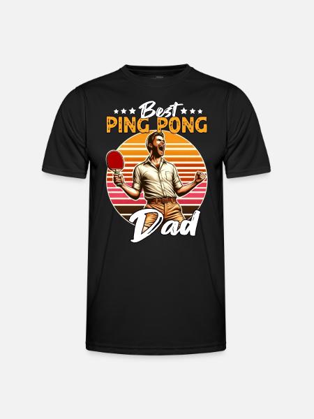 Ping Pong Dad - Men's Functional T-Shirt - black