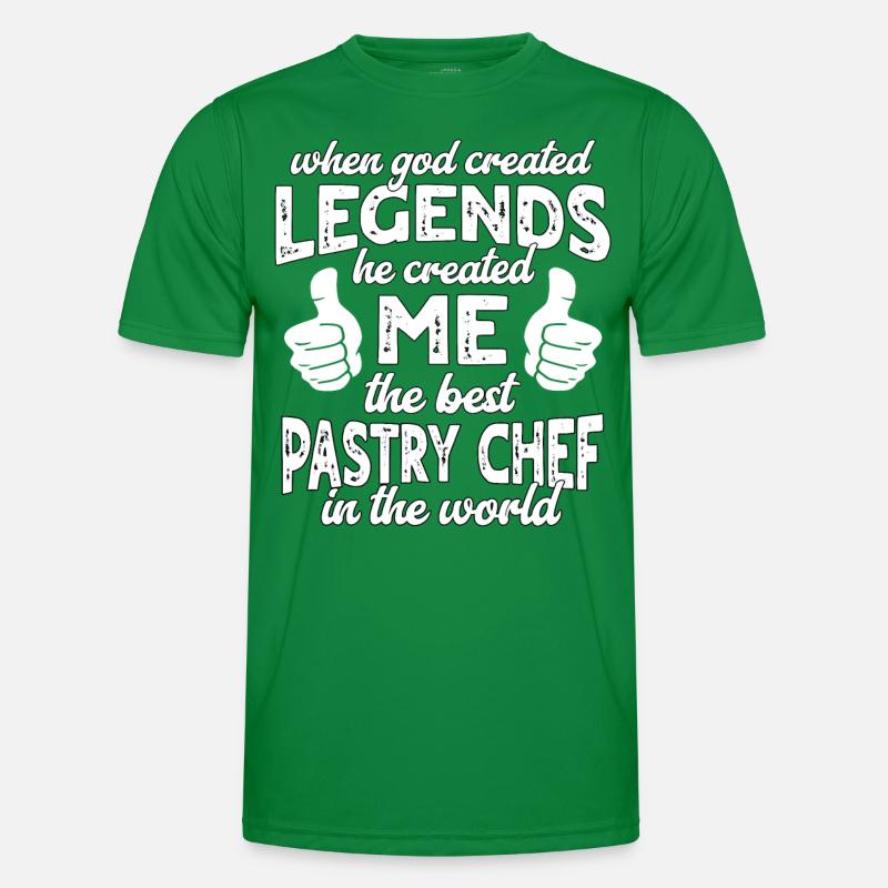 Best Pastry Chef Legend Men's Functional T-Shirt