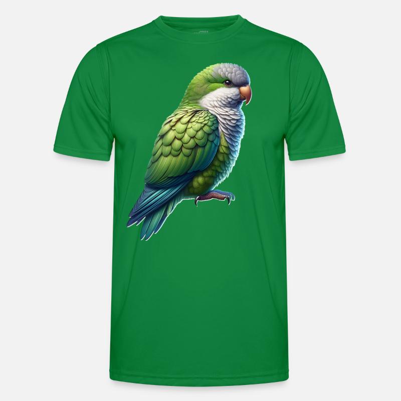 Monk parakeet Men's Functional T-Shirt
