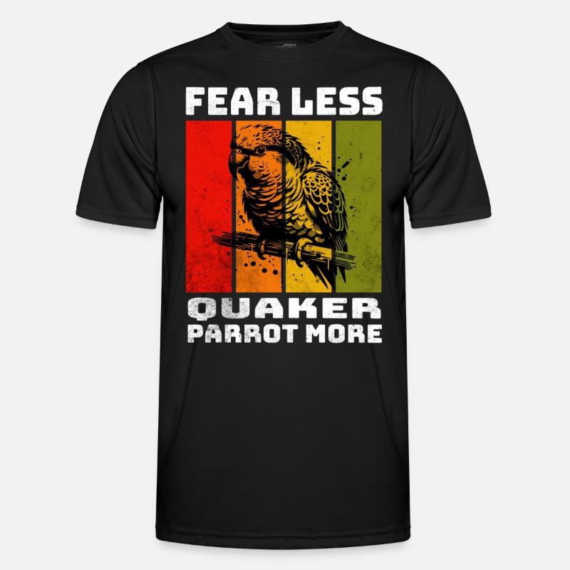 Quaker Parrot Mönchssittich - Männer Funktions-T-Shirt - Schwarz