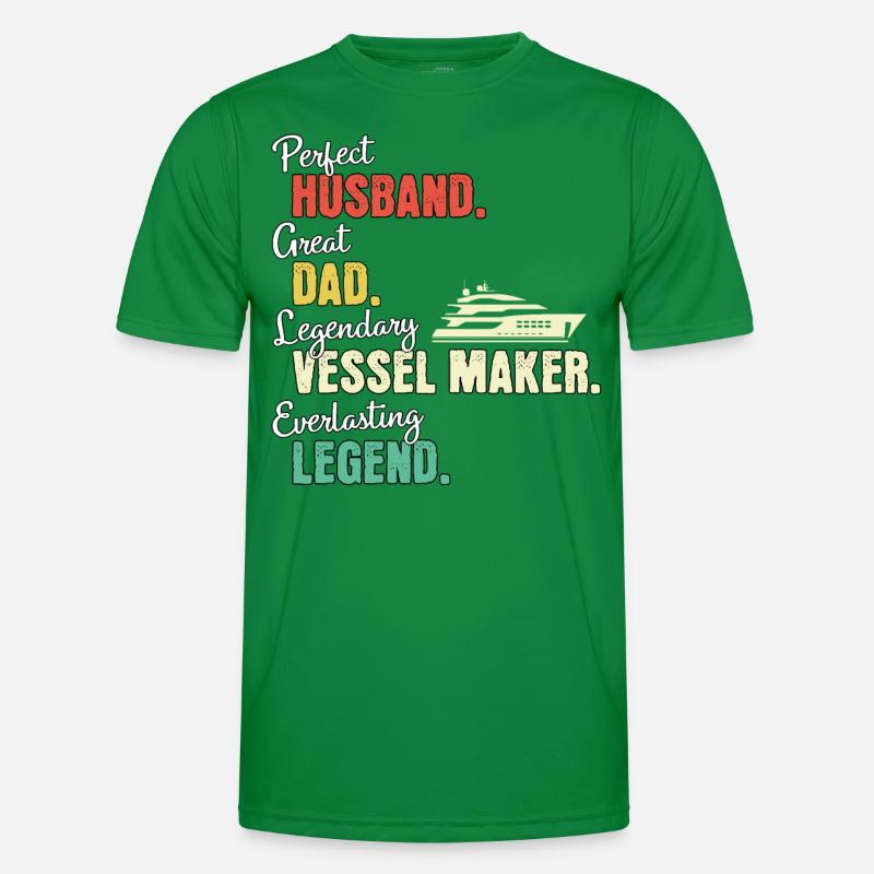 Papa constructeur naval T-shirt sport Homme