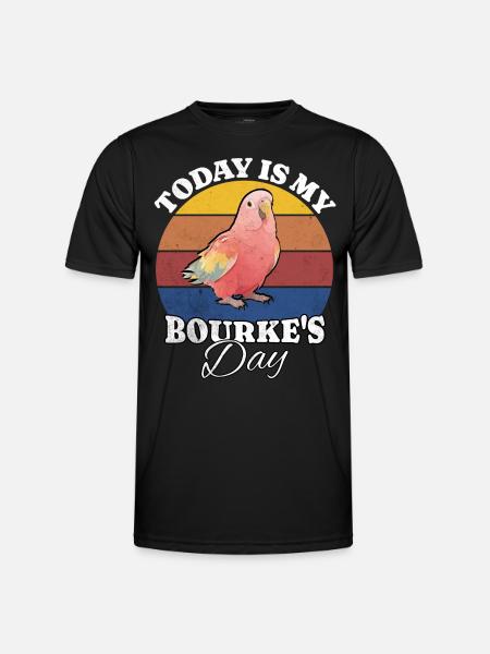 Bourkesittich Bourke's Parakeet - Men's Functional T-Shirt - black