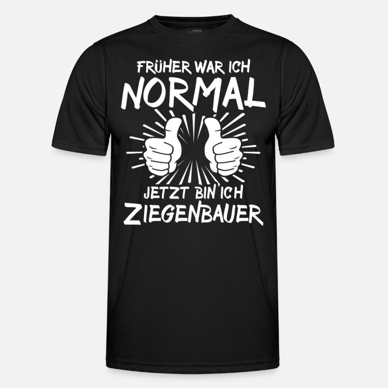 Goat farmer - Men's Functional T-Shirt - black