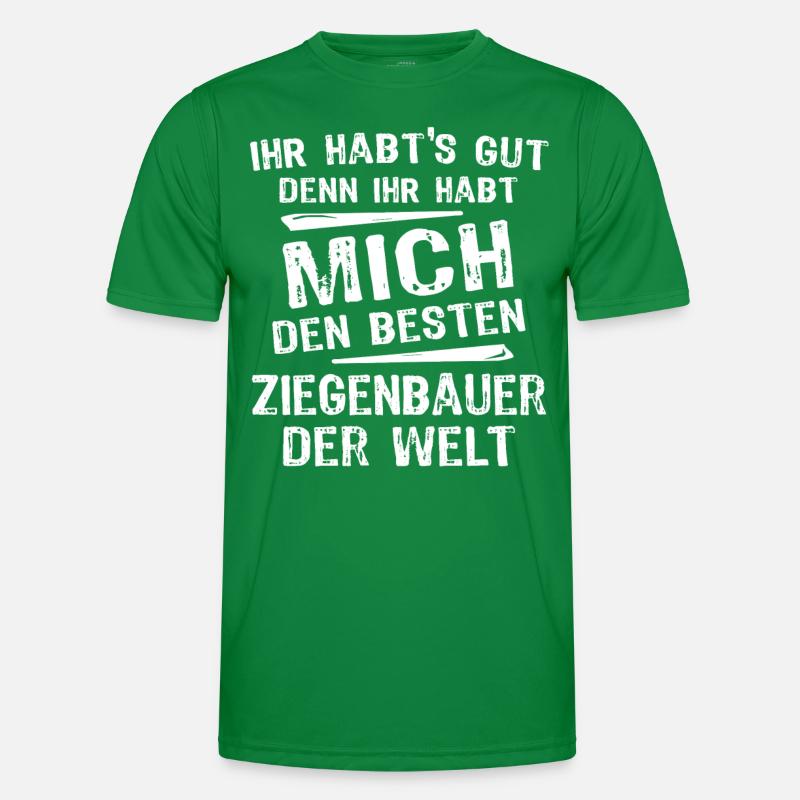 Ziegenbauer Männer Funktions-T-Shirt