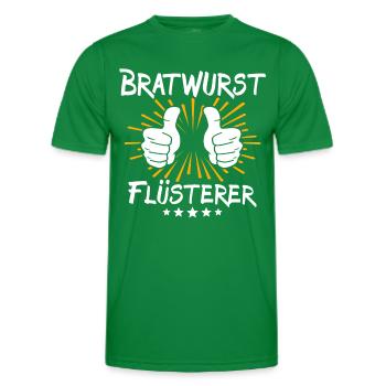 Bratwurst Spruch - T-shirt sport Homme - vert - Devant - AI Model Male 178 dark (178cm)