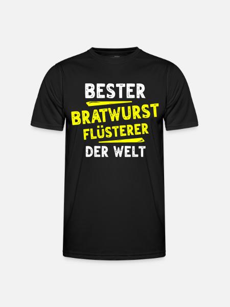 Bratwurst Gift - Men's Functional T-Shirt - black