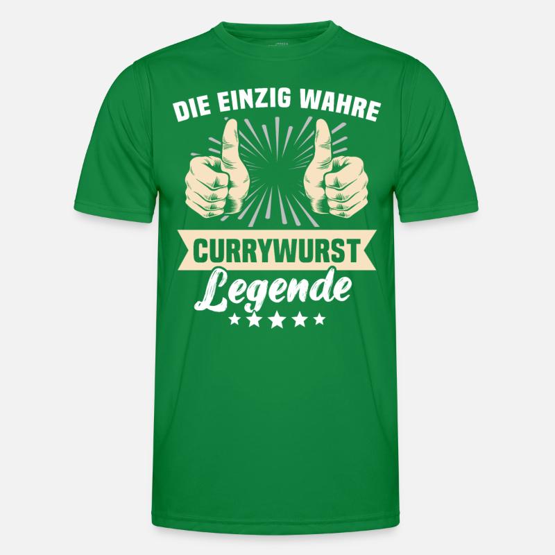 Dictons de Currywurst T-shirt sport Homme