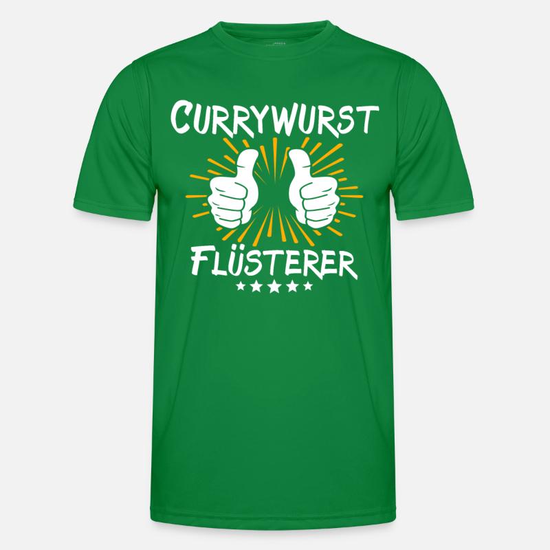Dicton de Currywurst T-shirt sport Homme