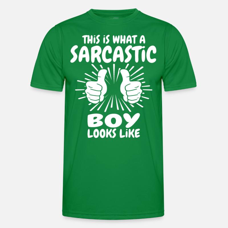 Garçon sarcastique T-shirt sport Homme