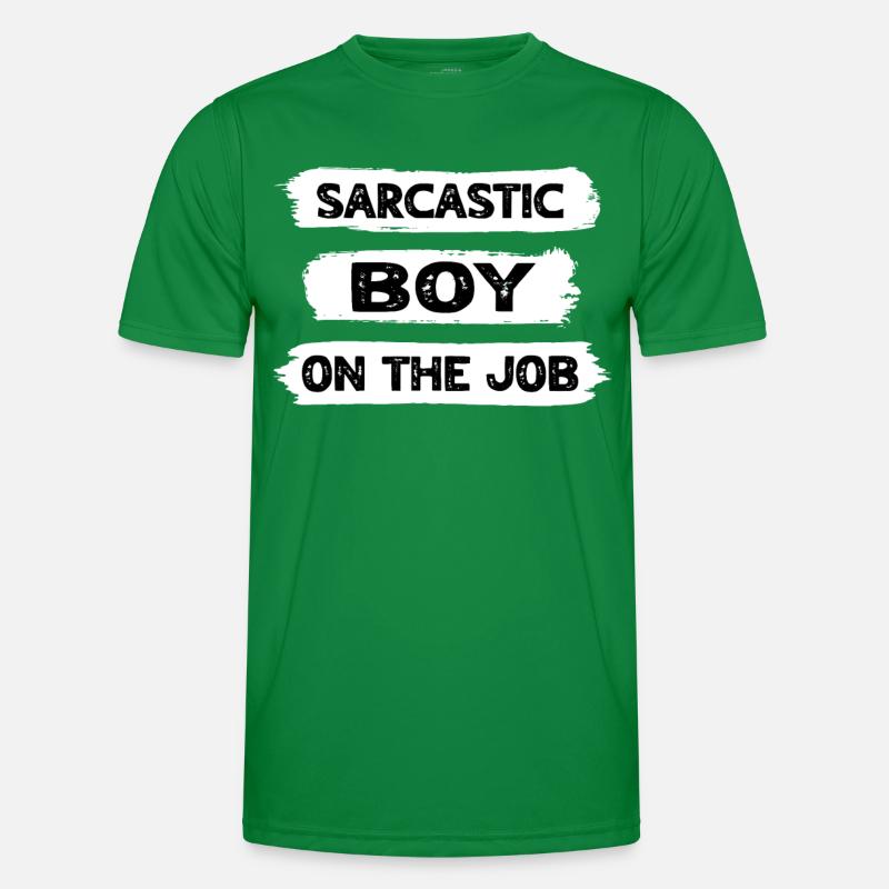 Sarkasmus Junge Männer Funktions-T-Shirt