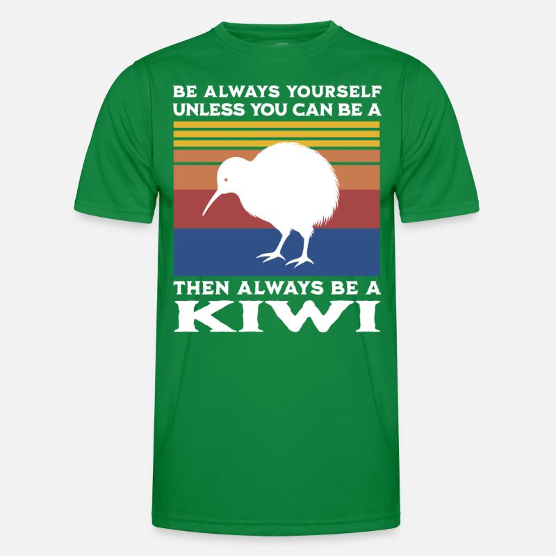 Kiwi Vogel Spruch Männer Funktions-T-Shirt