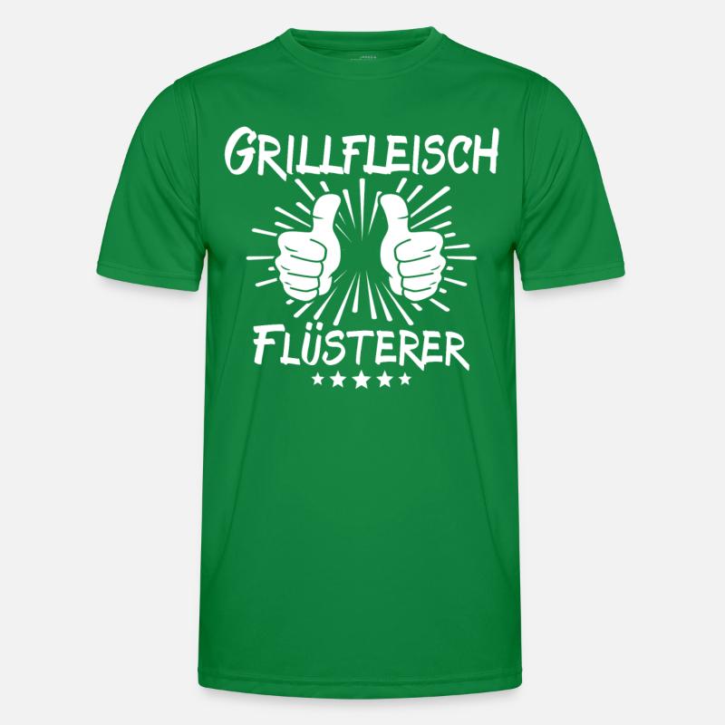 Grillfleisch Flüsterer Männer Funktions-T-Shirt